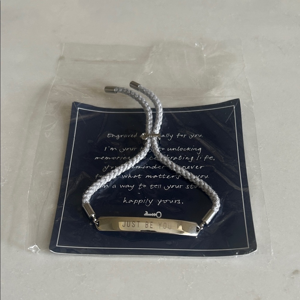 Stella & Dot Silver Adjustable Bracelet